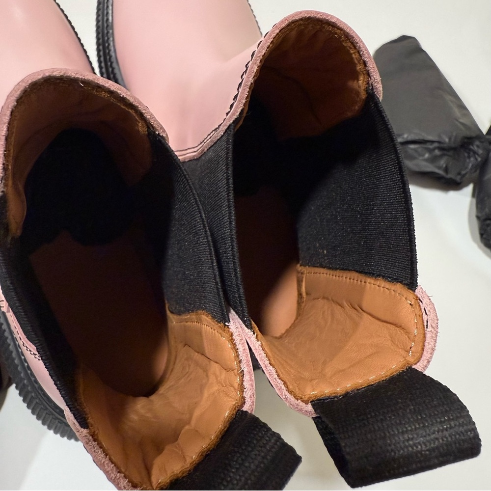 * NEW Ganni Creepers Chelsea Boot in Pale Lilac BT - Picture 12 of 12